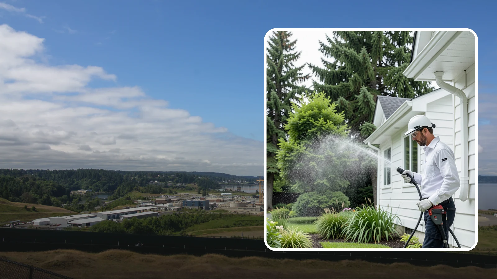 Real Estate Exterior Cleaning in University Place, Pierce County, WA - Real estate exterior cleaning supports agents and investors with fast, reliable exterior washing that gets properties...