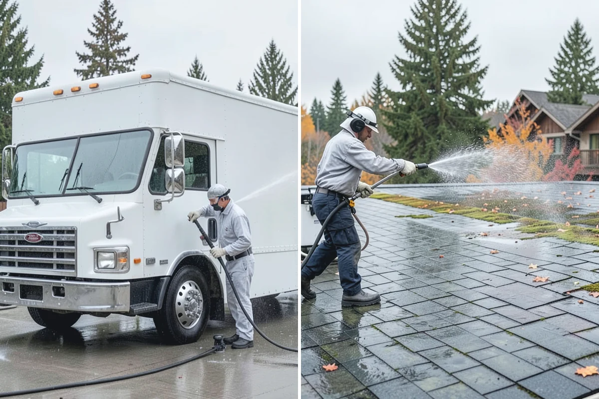 Real Estate Exterior Cleaning in Wilkeson, Pierce County, WA - Confirm the property list and required completion dates