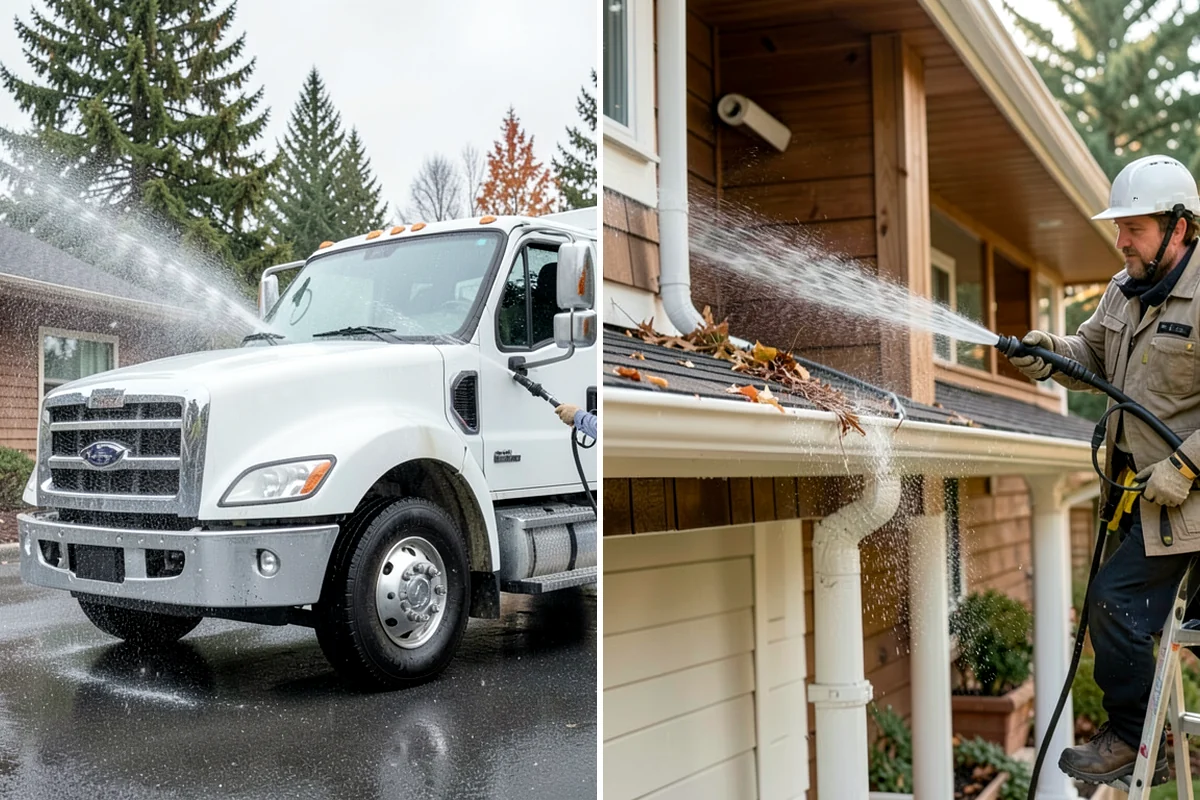 Restaurant Exterior Cleaning in Arlington, Snohomish County, WA - Identify grease-heavy zones near vents and dumpsters