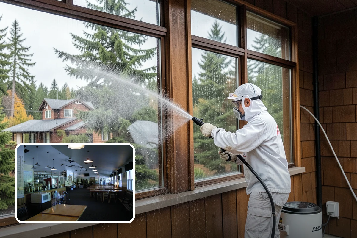 Restaurant Exterior Cleaning in Black Diamond, King County, WA - Removes kitchen grease that attracts pests