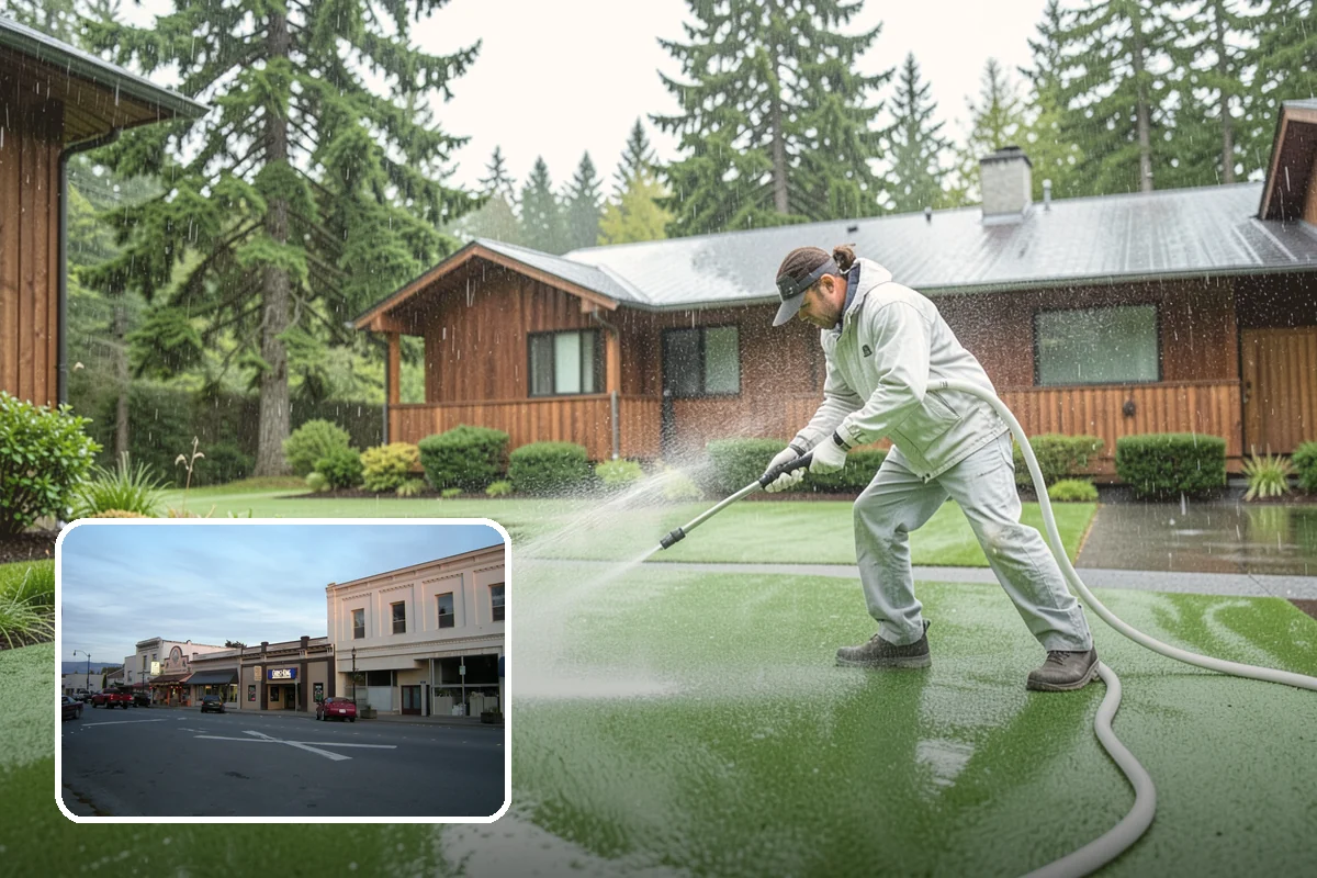 Restaurant Exterior Cleaning in Burlington, Skagit County, WA - Removes kitchen grease that attracts pests
