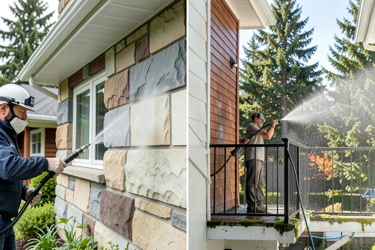 Restaurant Exterior Cleaning in Concrete, Skagit County, WA - Identify grease-heavy zones near vents and dumpsters