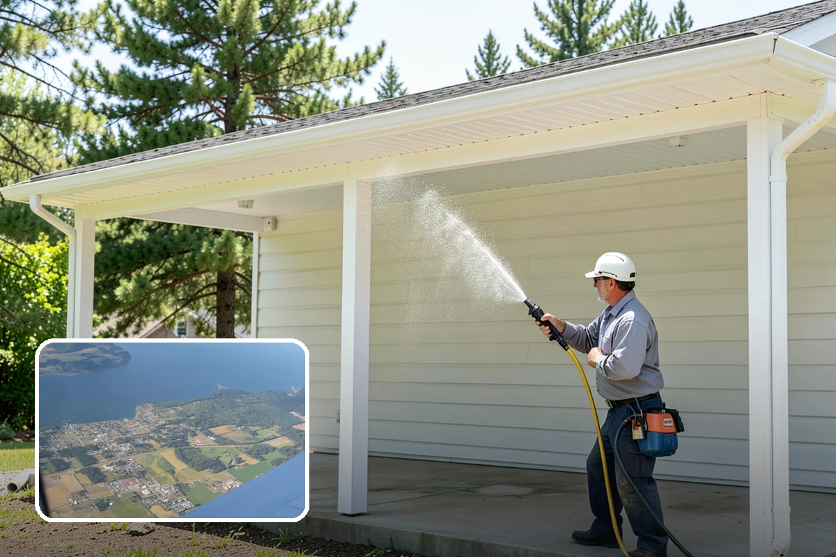 Restaurant Exterior Cleaning in Coupeville, Island County, WA - Removes kitchen grease that attracts pests