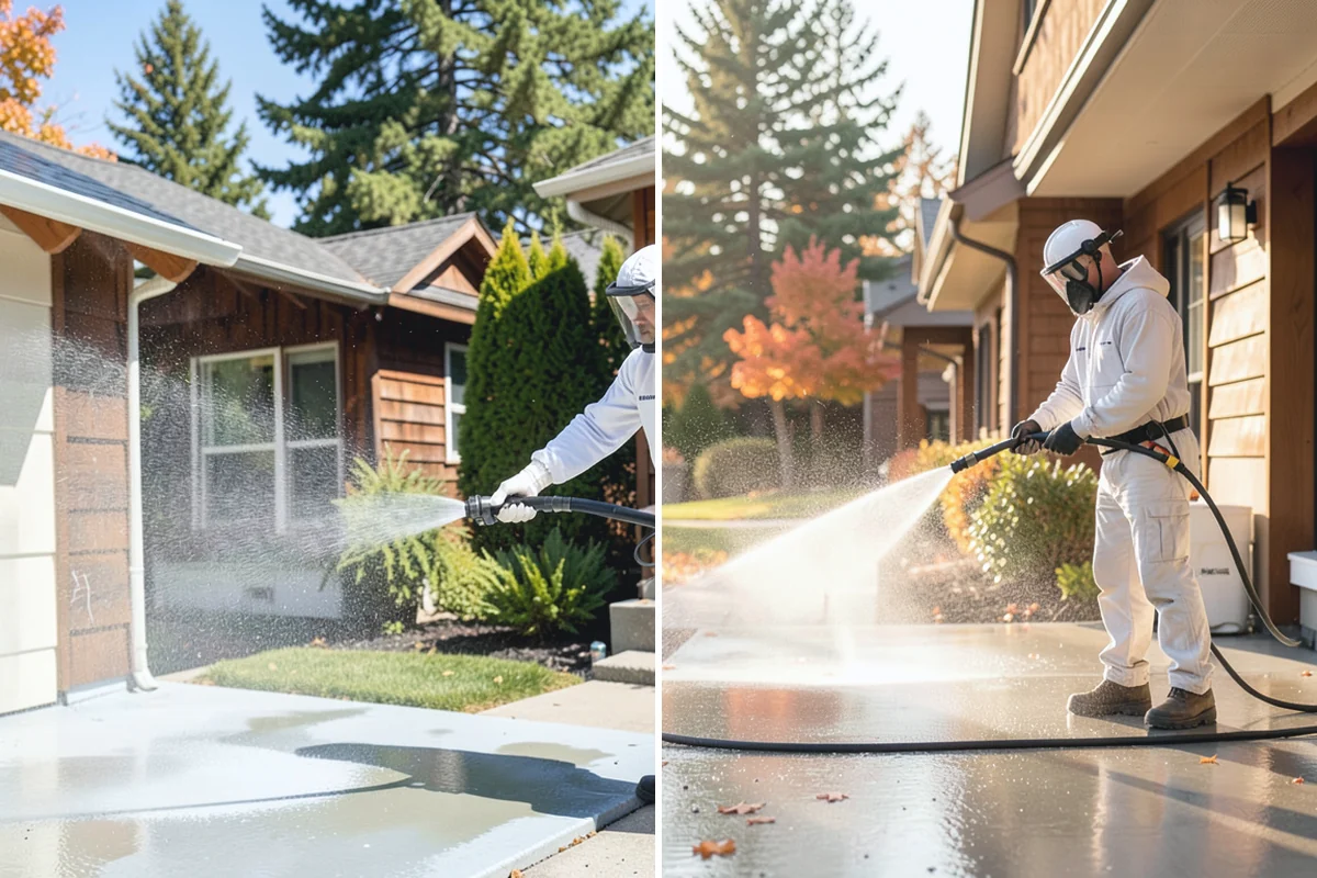 Restaurant Exterior Cleaning in Darrington, Snohomish County, WA - Identify grease-heavy zones near vents and dumpsters