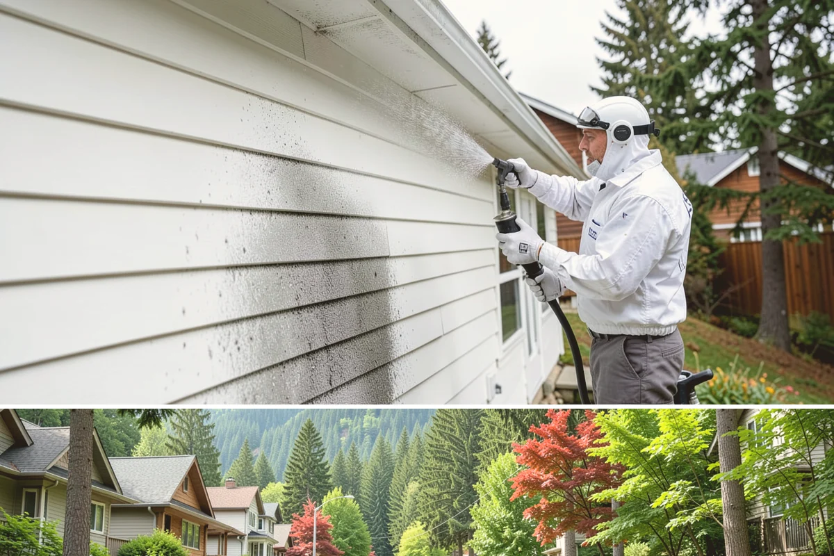 Restaurant Exterior Cleaning in Darrington, Snohomish County, WA - Patio-heavy cleaning is best done in early spring before outdoor dining season, with grease areas maintained monthly year-round.