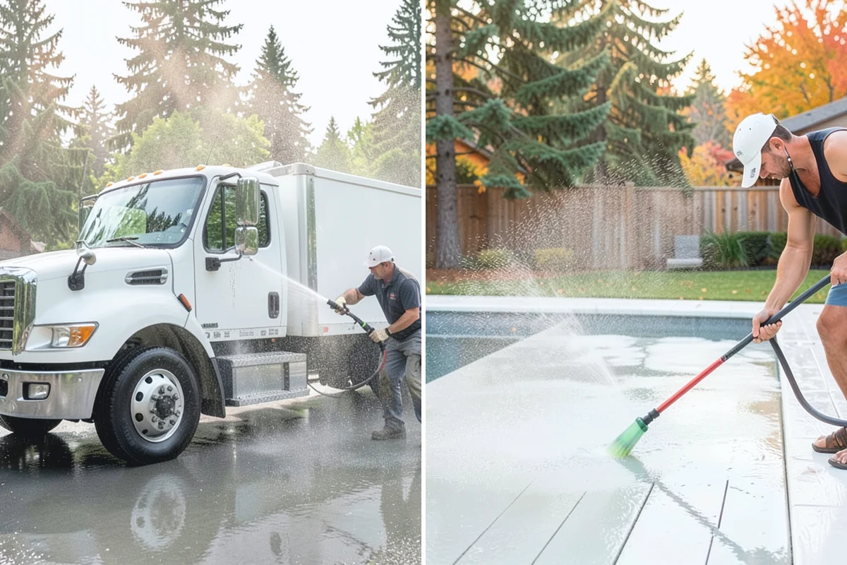 Restaurant Exterior Cleaning in Des Moines, King County, WA - Identify grease-heavy zones near vents and dumpsters