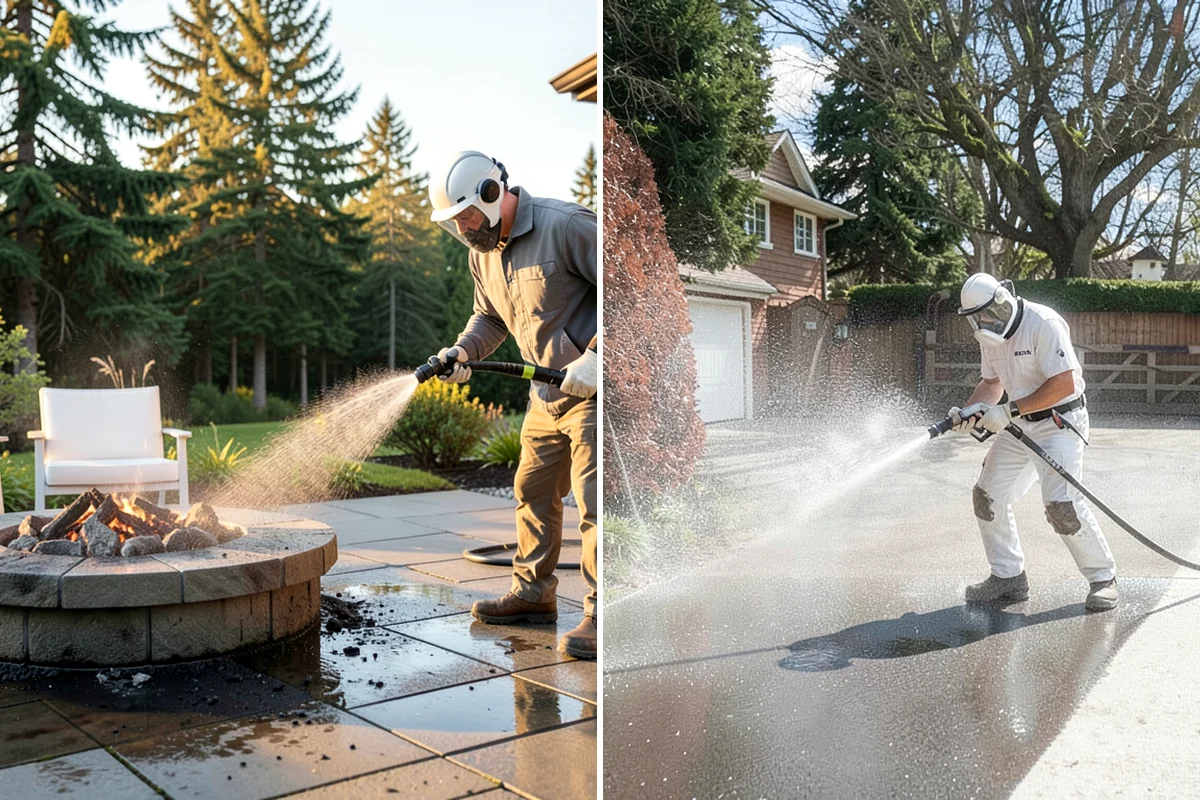 Restaurant Exterior Cleaning in DuPont, Pierce County, WA - Identify grease-heavy zones near vents and dumpsters