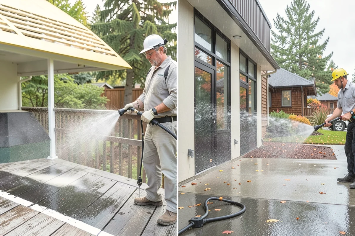 Restaurant Exterior Cleaning in Duvall, King County, WA - Identify grease-heavy zones near vents and dumpsters