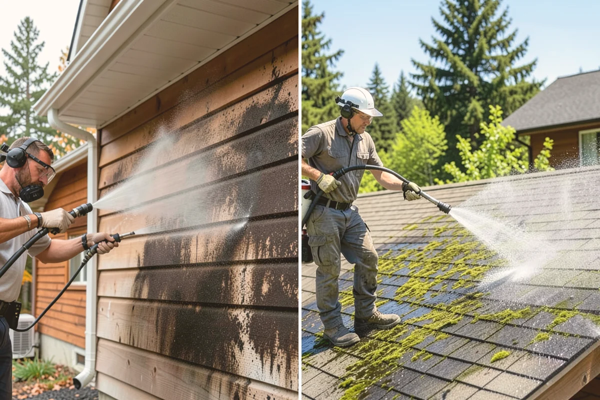 Restaurant Exterior Cleaning in Eatonville, Pierce County, WA - Identify grease-heavy zones near vents and dumpsters