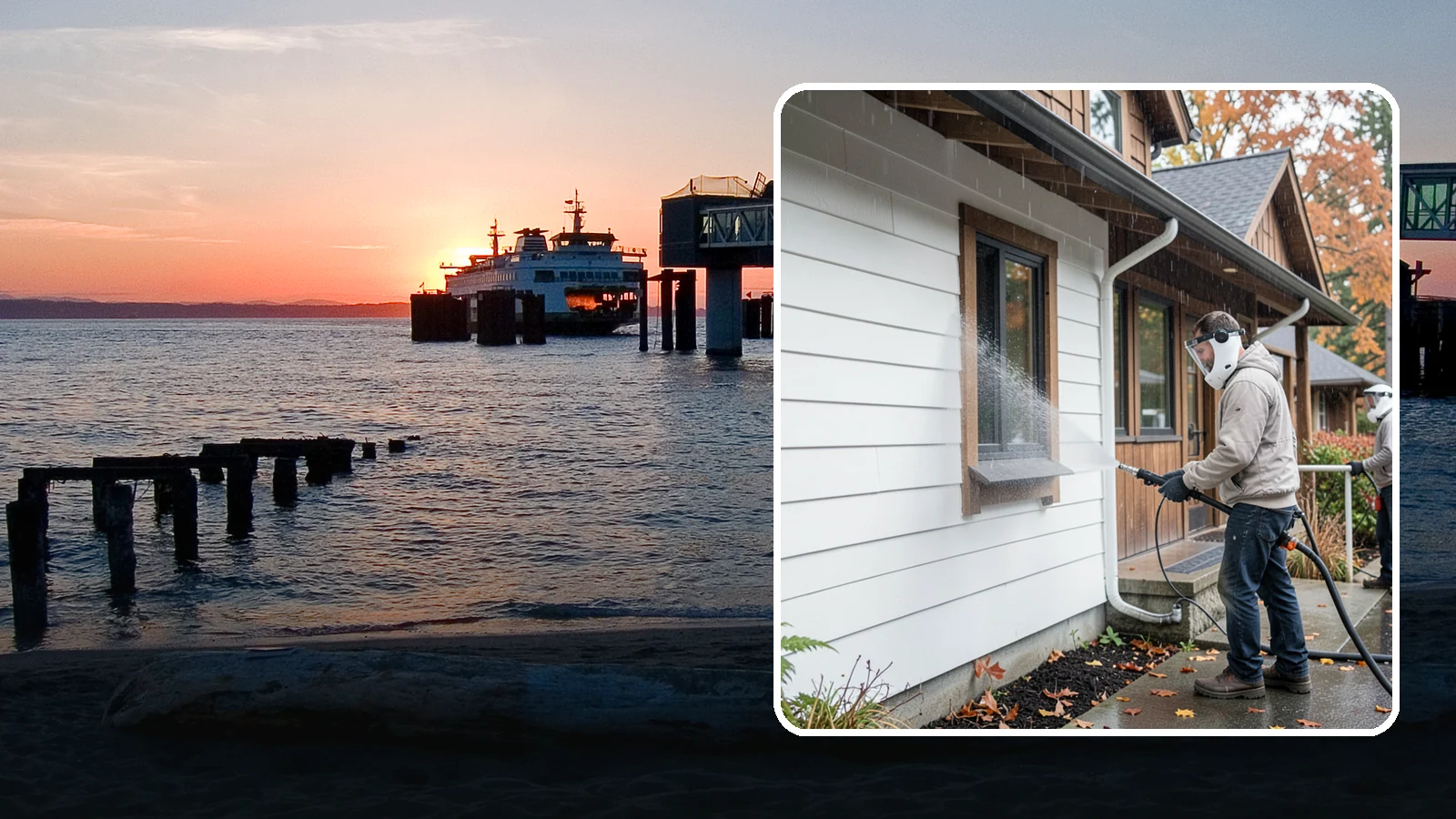 Restaurant Exterior Cleaning in Edmonds, Snohomish County, WA - We degrease and refresh restaurant exteriors so your Washington eatery greets diners with a clean patio, entry, and facade.