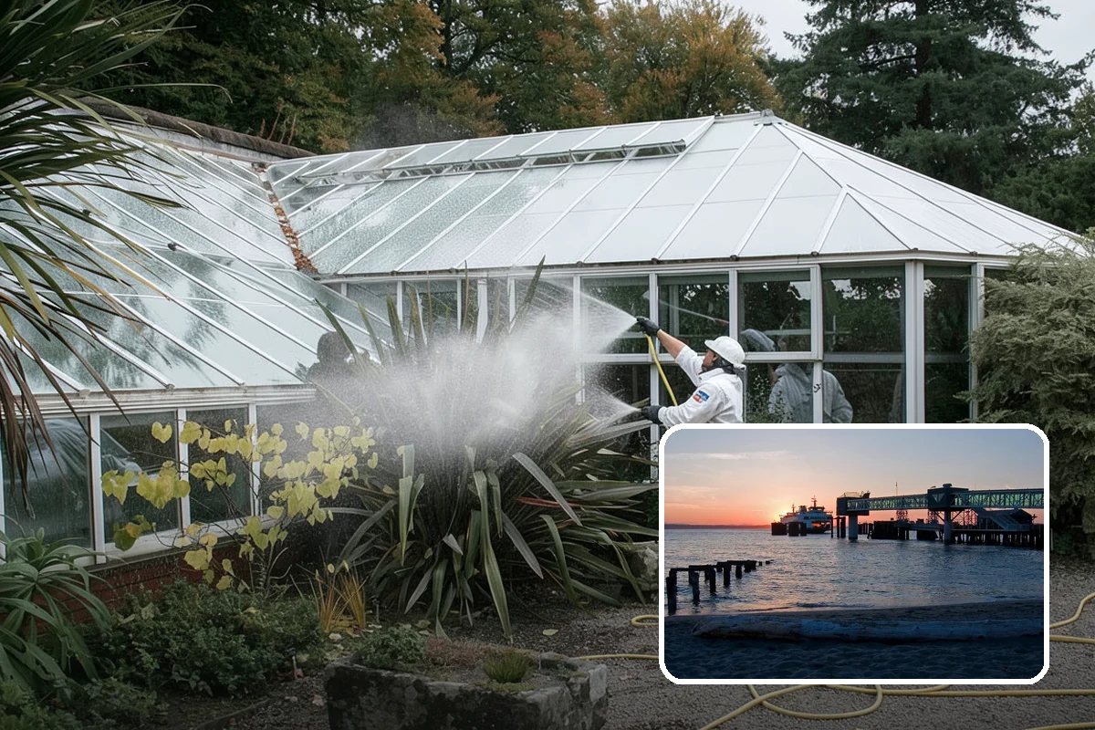 Restaurant Exterior Cleaning in Edmonds, Snohomish County, WA - Removes kitchen grease that attracts pests