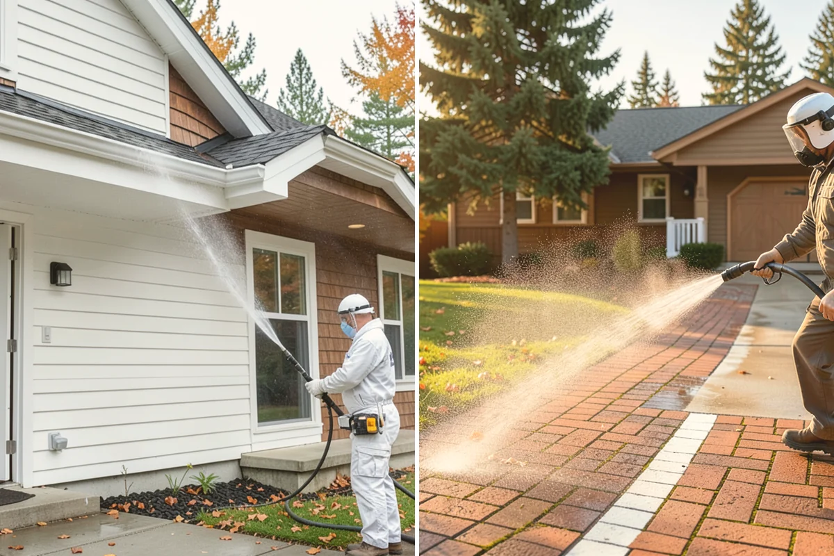 Restaurant Exterior Cleaning in Edmonds, Snohomish County, WA - Identify grease-heavy zones near vents and dumpsters