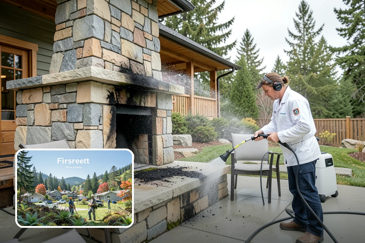 Restaurant Exterior Cleaning in Fircrest, Pierce County, WA - Removes kitchen grease that attracts pests