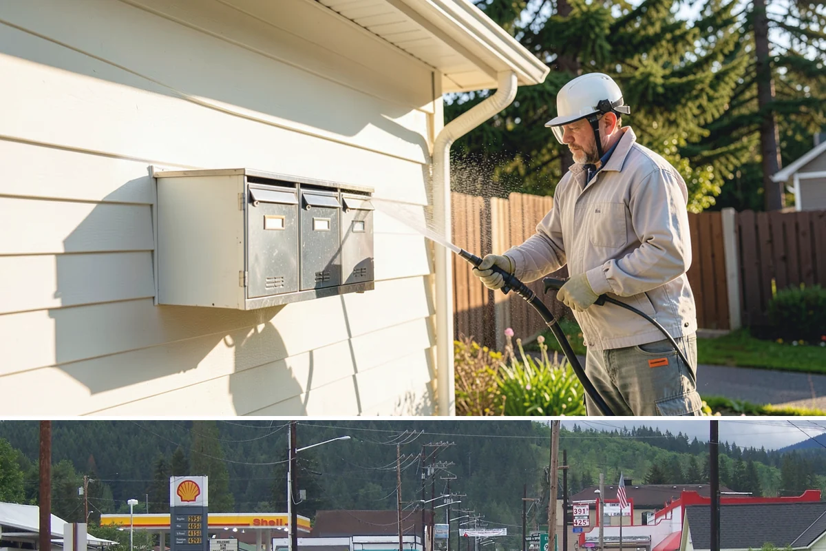 Restaurant Exterior Cleaning in Granite Falls, Snohomish County, WA - Patio-heavy cleaning is best done in early spring before outdoor dining season, with grease areas maintained monthly year-round.