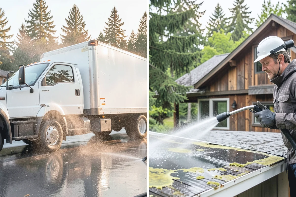 Restaurant Exterior Cleaning in Hamilton, Skagit County, WA - Identify grease-heavy zones near vents and dumpsters