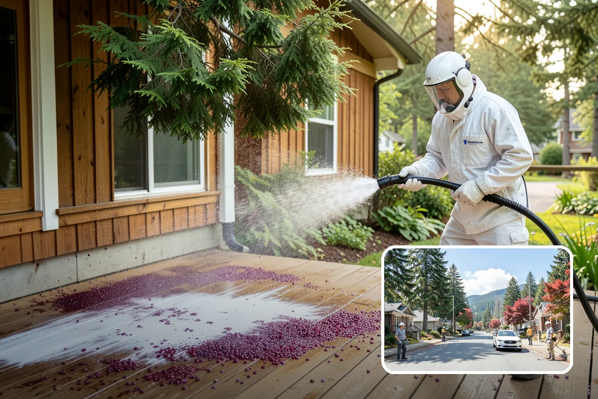 Restaurant Exterior Cleaning in Hunts Point, King County, WA - Removes kitchen grease that attracts pests