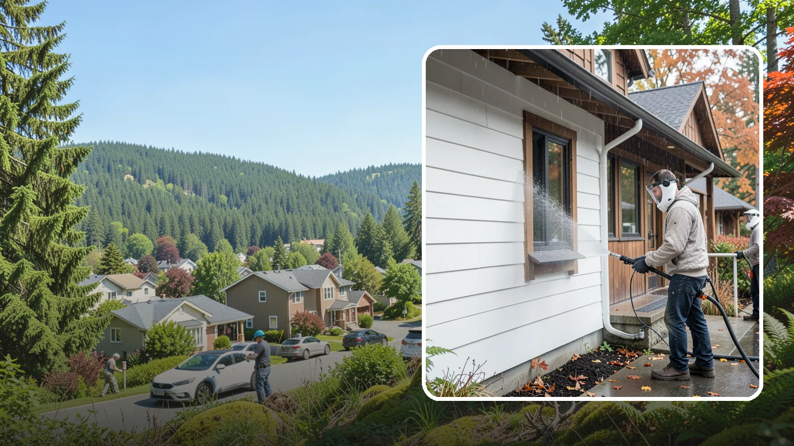 Restaurant Exterior Cleaning in Index, Snohomish County, WA - We degrease and refresh restaurant exteriors so your Washington eatery greets diners with a clean patio, entry, and facade.