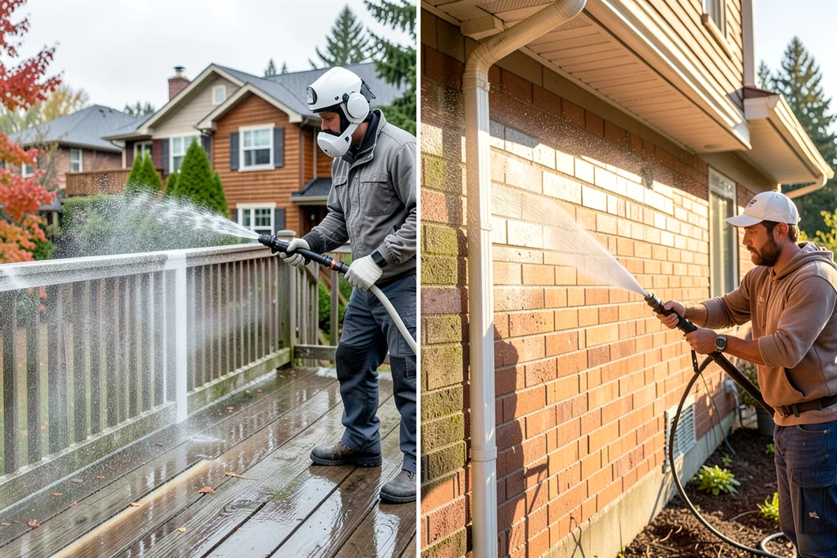 Restaurant Exterior Cleaning in Kenmore, King County, WA - Identify grease-heavy zones near vents and dumpsters