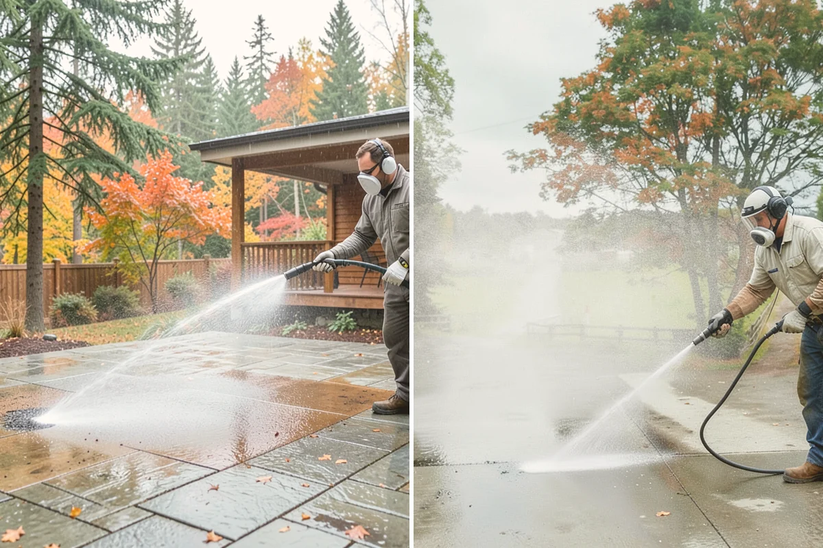 Restaurant Exterior Cleaning in Kent, King County, WA - Identify grease-heavy zones near vents and dumpsters