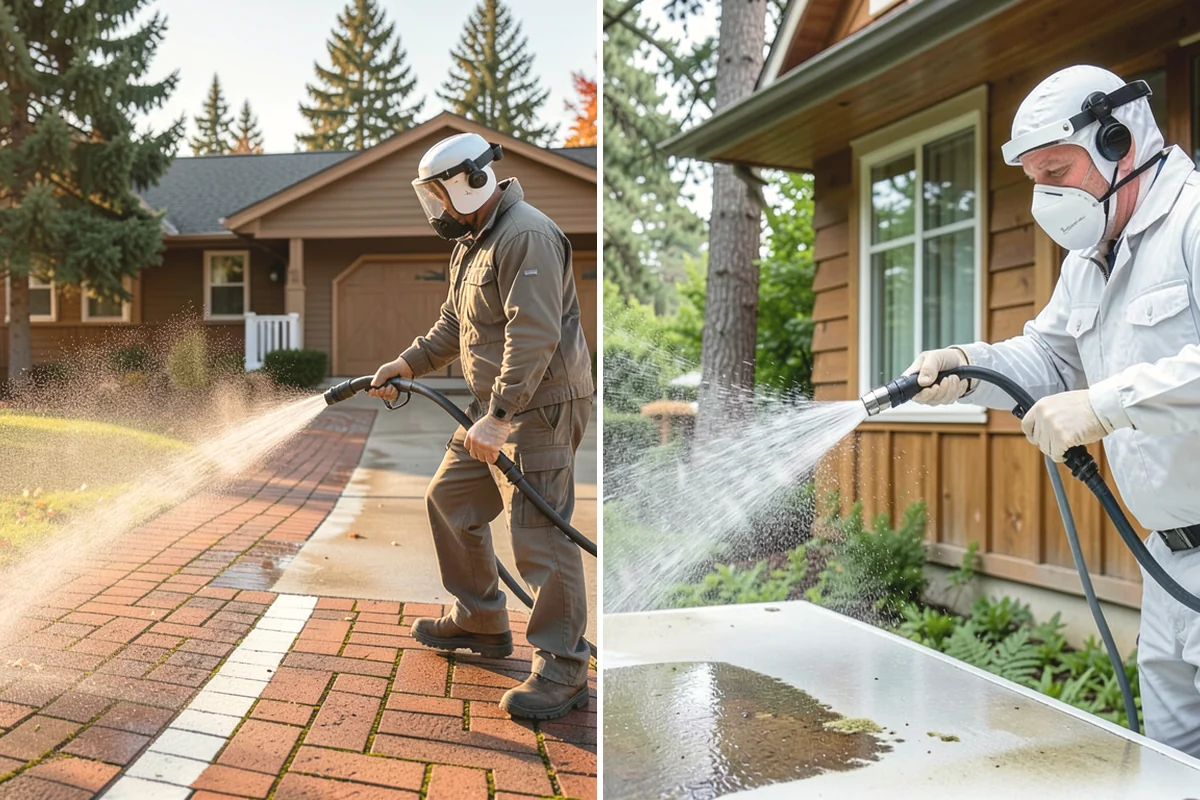 Restaurant Exterior Cleaning in La Conner, Skagit County, WA - Identify grease-heavy zones near vents and dumpsters