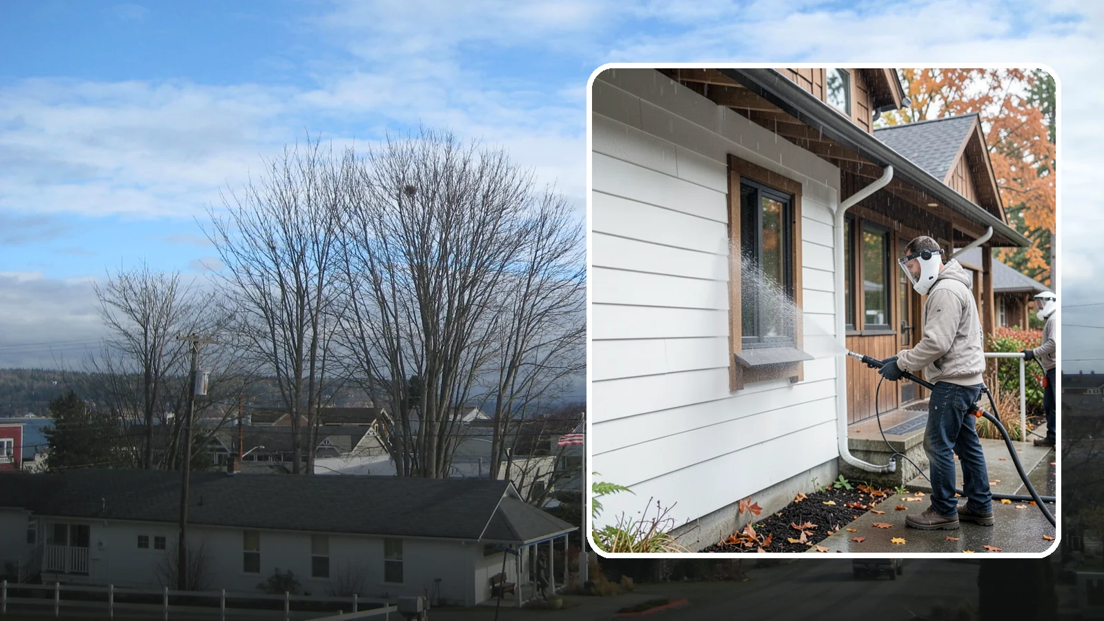 Restaurant Exterior Cleaning in Langley, Island County, WA - We degrease and refresh restaurant exteriors so your Washington eatery greets diners with a clean patio, entry, and facade.