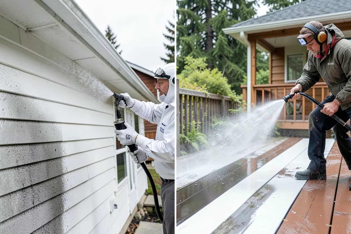 Restaurant Exterior Cleaning in Lyman, Skagit County, WA - Identify grease-heavy zones near vents and dumpsters