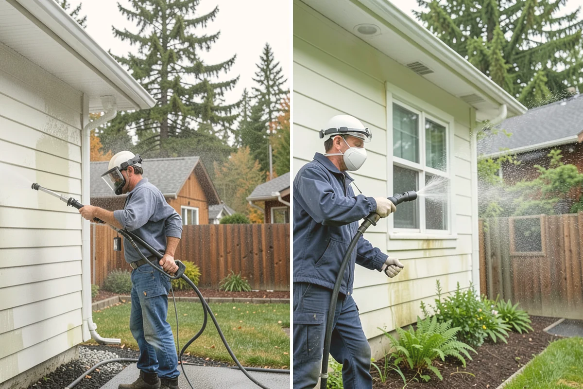 Restaurant Exterior Cleaning in Lynnwood, Snohomish County, WA - Identify grease-heavy zones near vents and dumpsters