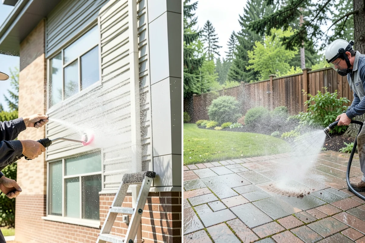 Restaurant Exterior Cleaning in Maple Valley, King County, WA - Identify grease-heavy zones near vents and dumpsters