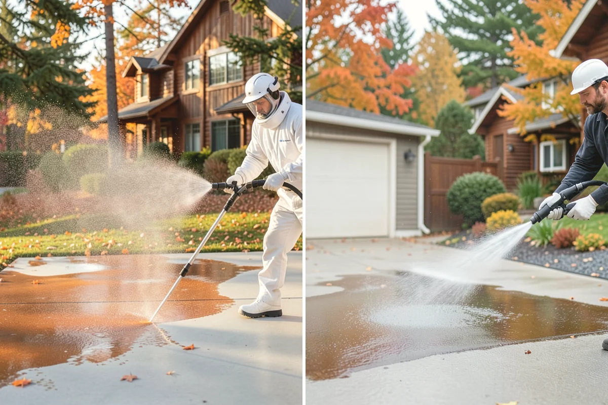 Restaurant Exterior Cleaning in Mercer Island, King County, WA - Identify grease-heavy zones near vents and dumpsters