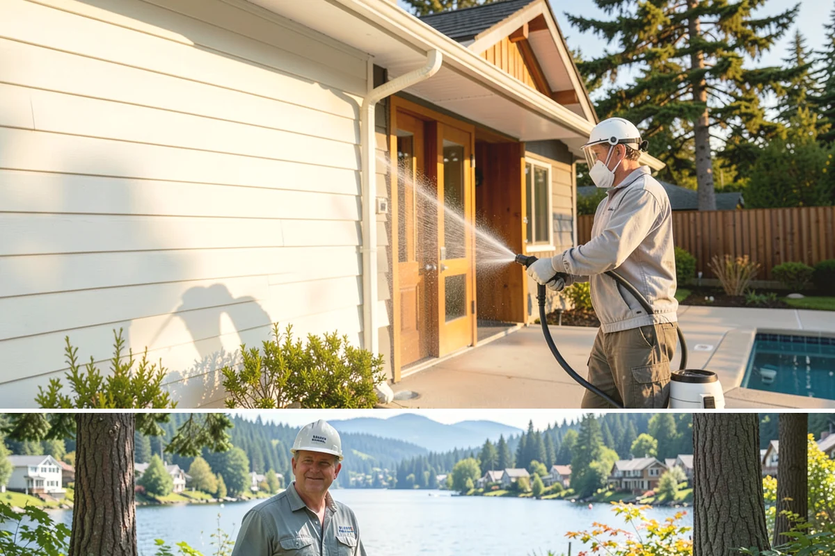 Restaurant Exterior Cleaning in Milton, King County, WA - Patio-heavy cleaning is best done in early spring before outdoor dining season, with grease areas maintained monthly year-round.