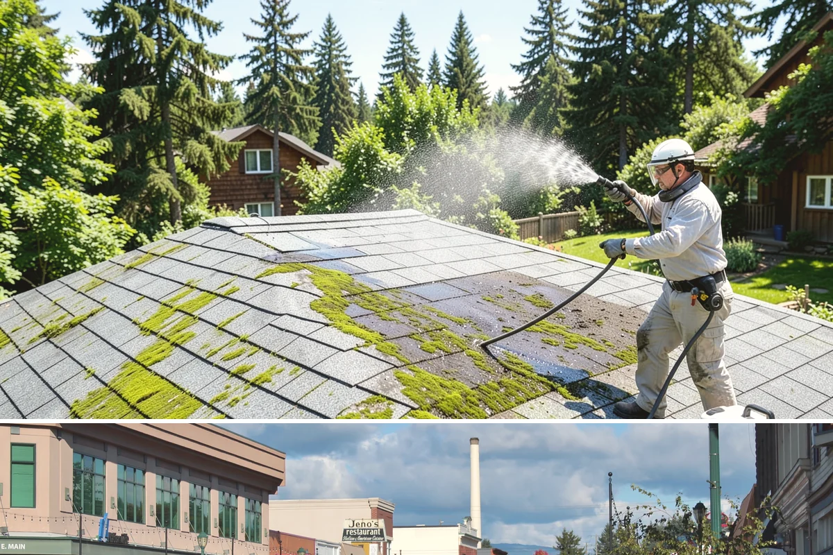 Restaurant Exterior Cleaning in Monroe, Snohomish County, WA - Patio-heavy cleaning is best done in early spring before outdoor dining season, with grease areas maintained monthly year-round.