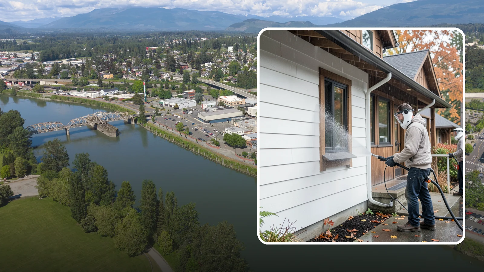 Restaurant Exterior Cleaning in Mount Vernon, Skagit County, WA - We degrease and refresh restaurant exteriors so your Washington eatery greets diners with a clean patio, entry, and facade.