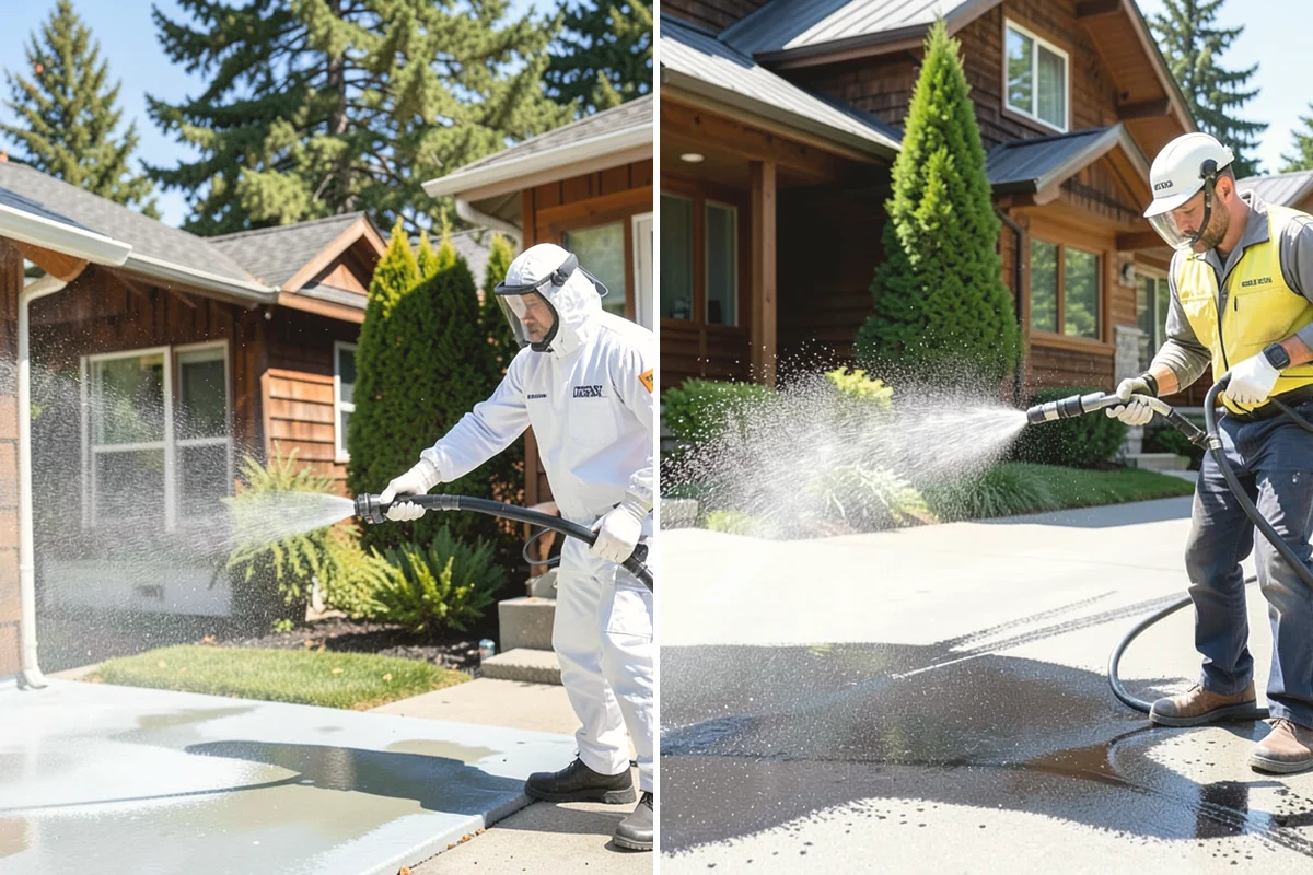 Restaurant Exterior Cleaning in Mukilteo, Snohomish County, WA - Identify grease-heavy zones near vents and dumpsters
