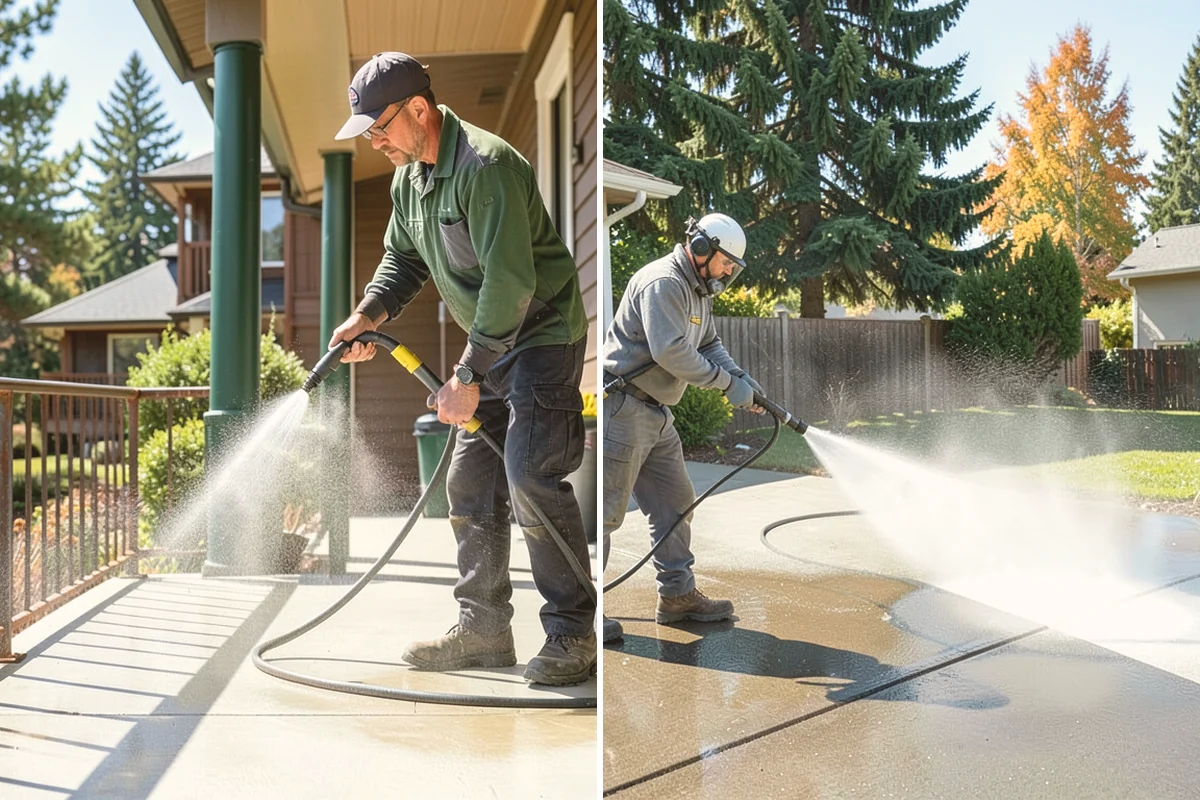 Restaurant Exterior Cleaning in Newcastle, King County, WA - Identify grease-heavy zones near vents and dumpsters