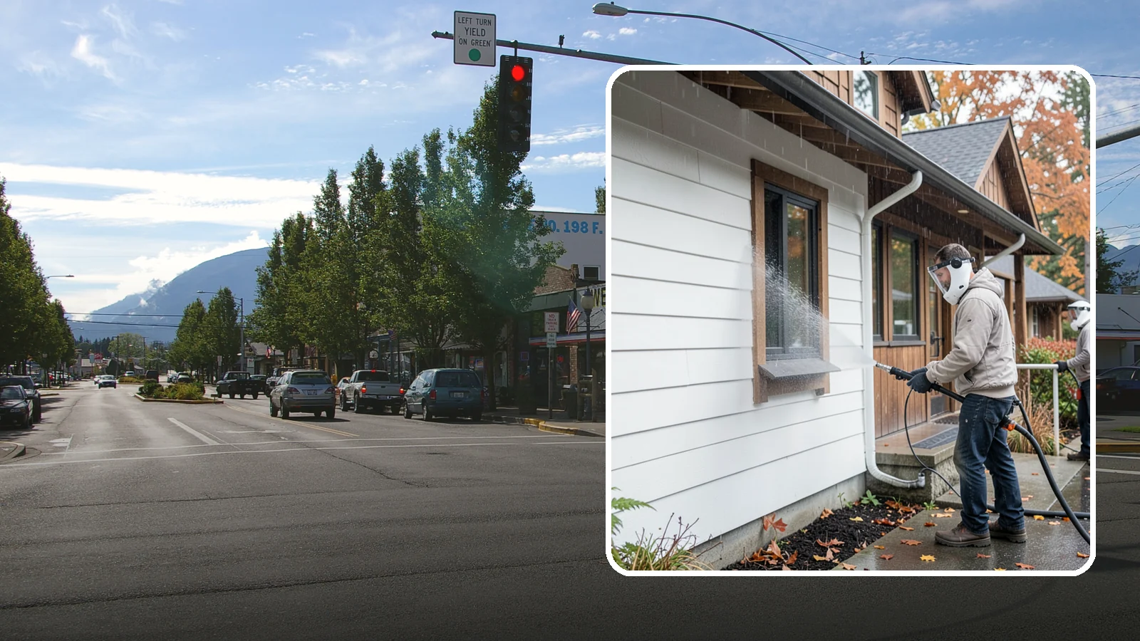 Restaurant Exterior Cleaning in North Bend, King County, WA - We degrease and refresh restaurant exteriors so your Washington eatery greets diners with a clean patio, entry, and facade.