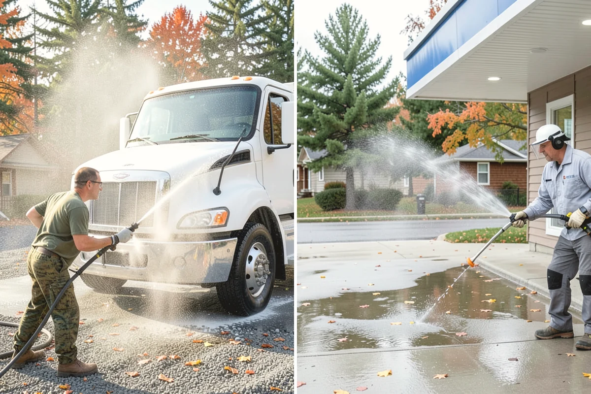Restaurant Exterior Cleaning in Oak Harbor, Island County, WA - Identify grease-heavy zones near vents and dumpsters