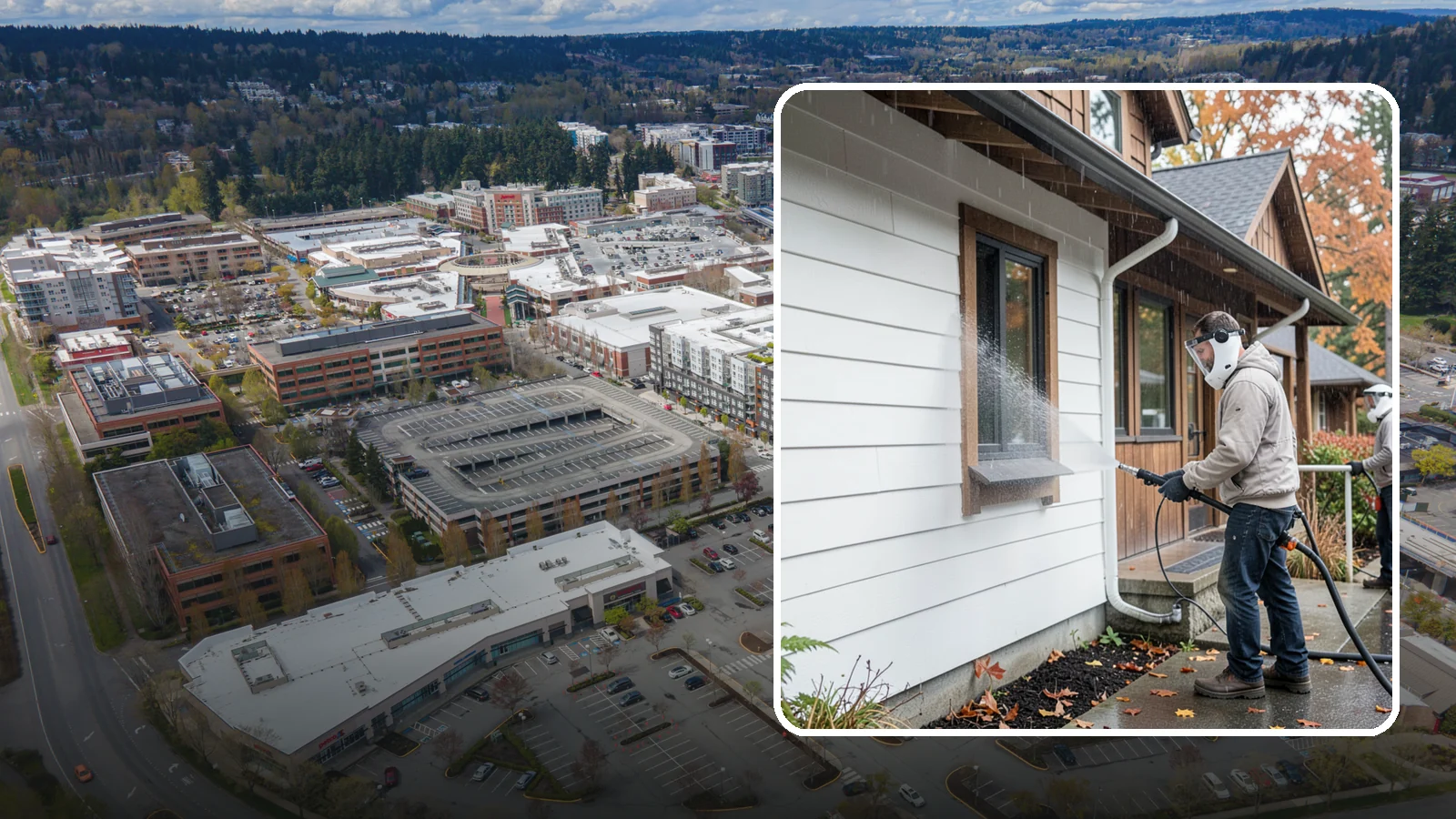 Restaurant Exterior Cleaning in Redmond, King County, WA - We degrease and refresh restaurant exteriors so your Washington eatery greets diners with a clean patio, entry, and facade.
