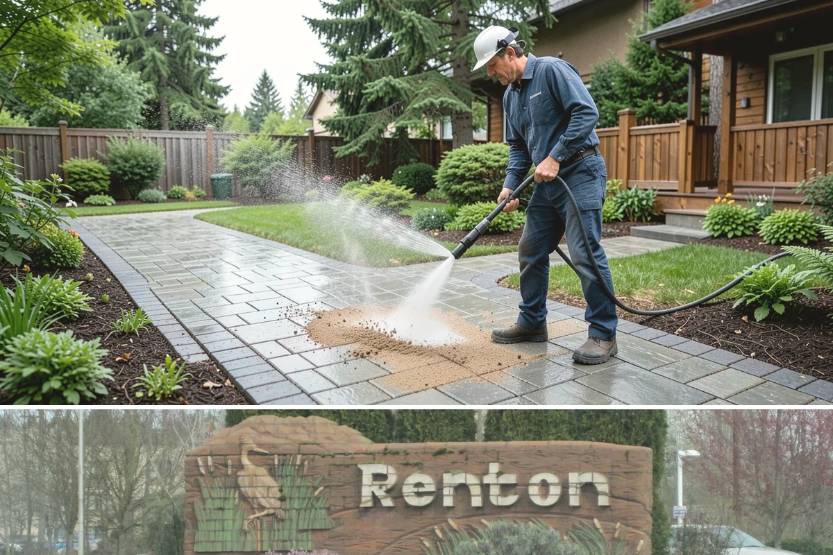 Restaurant Exterior Cleaning in Renton, King County, WA - Patio-heavy cleaning is best done in early spring before outdoor dining season, with grease areas maintained monthly year-round.