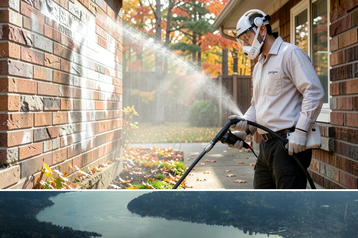 Restaurant Exterior Cleaning in Sammamish, King County, WA - Patio-heavy cleaning is best done in early spring before outdoor dining season, with grease areas maintained monthly year-round.