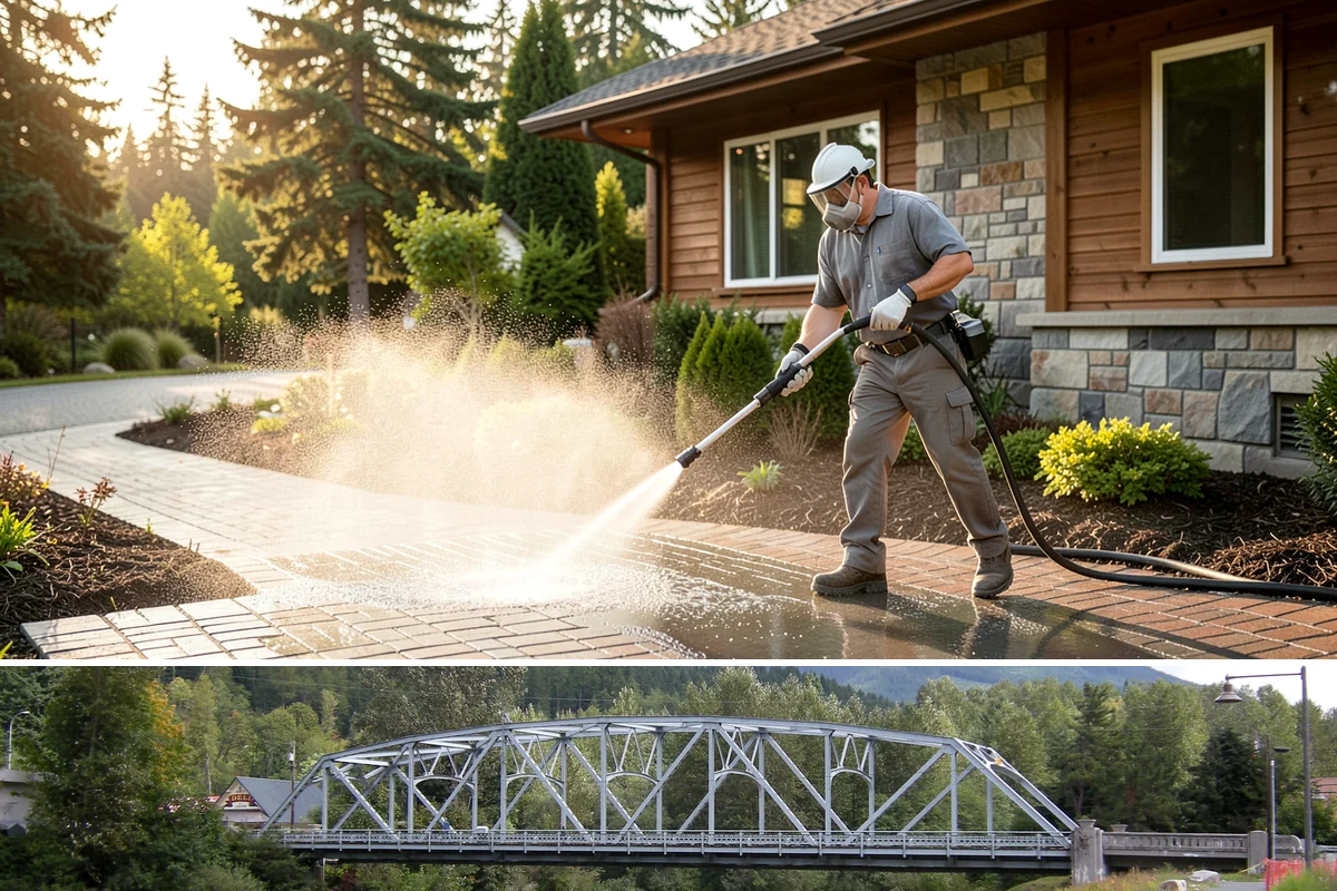 Restaurant Exterior Cleaning in Skykomish, King County, WA - Patio-heavy cleaning is best done in early spring before outdoor dining season, with grease areas maintained monthly year-round.