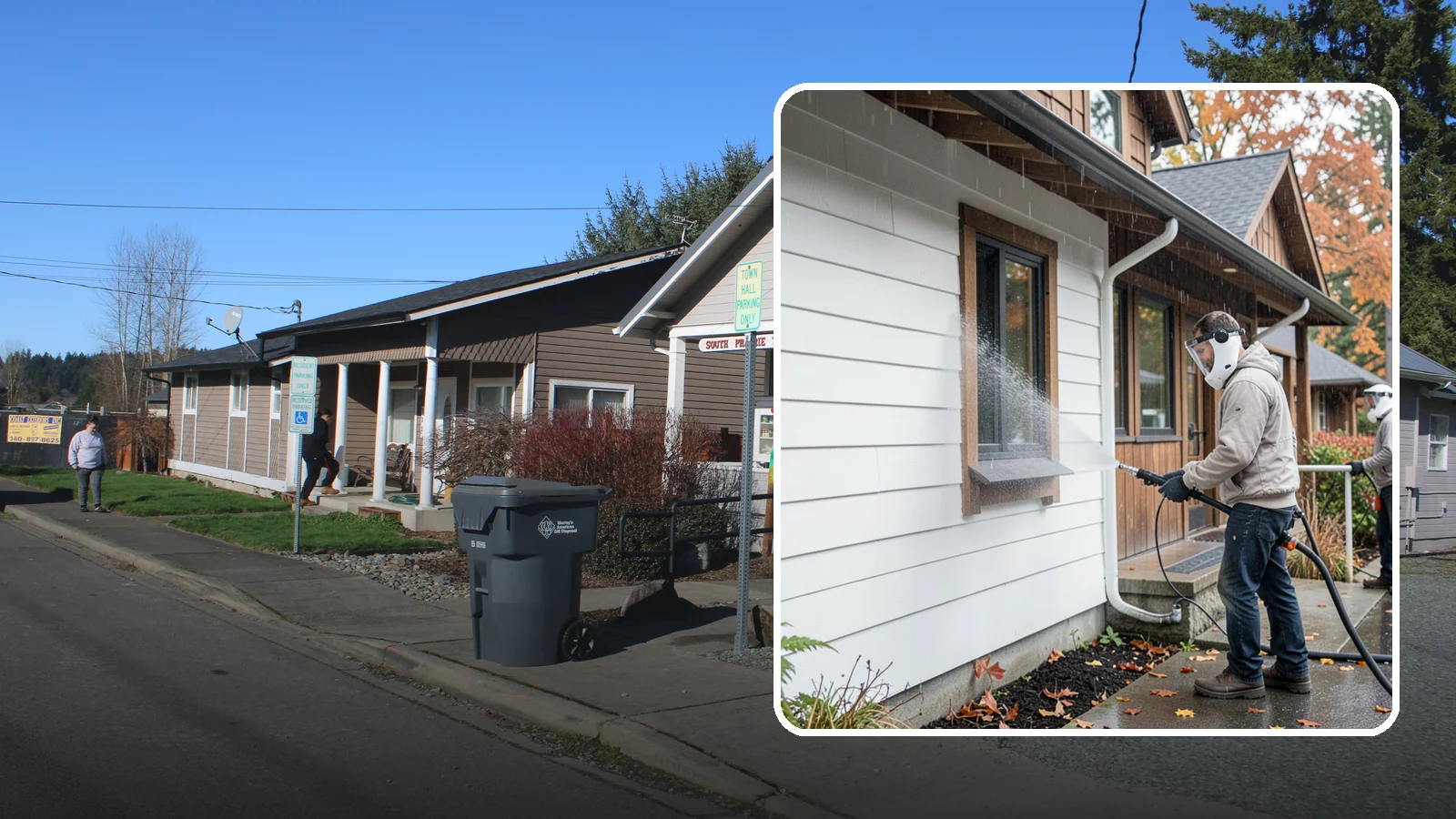 Restaurant Exterior Cleaning in South Prairie, Pierce County, WA - We degrease and refresh restaurant exteriors so your Washington eatery greets diners with a clean patio, entry, and facade.