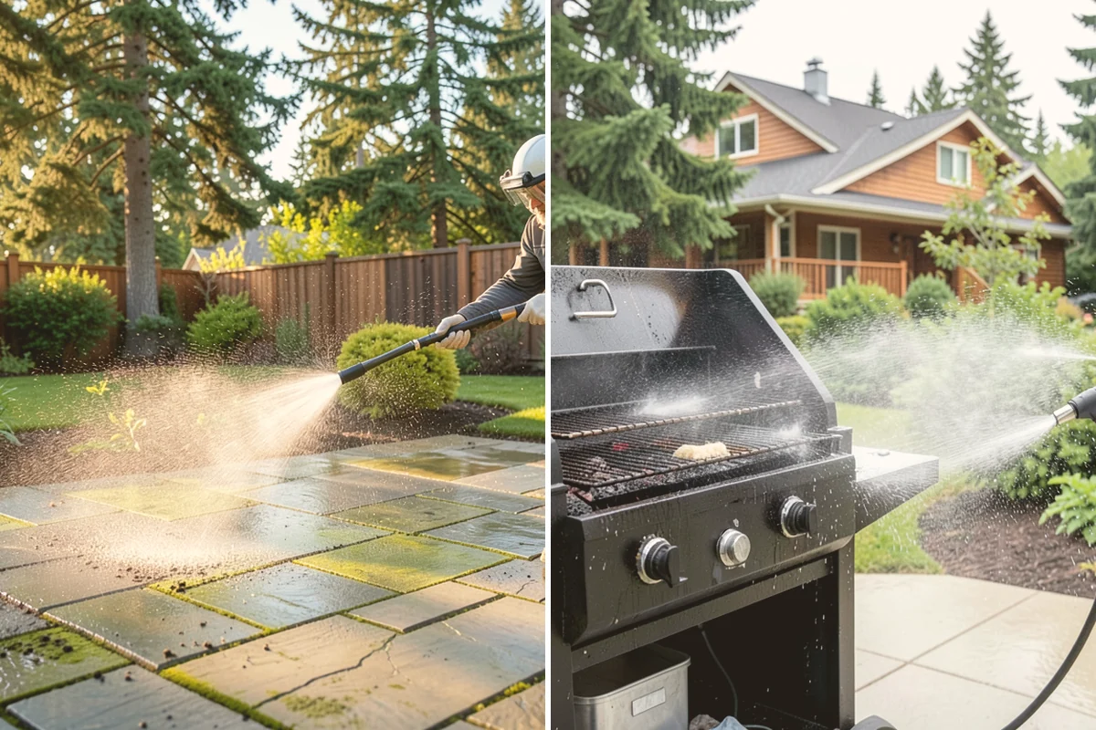 Restaurant Exterior Cleaning in Stanwood, Snohomish County, WA - Identify grease-heavy zones near vents and dumpsters