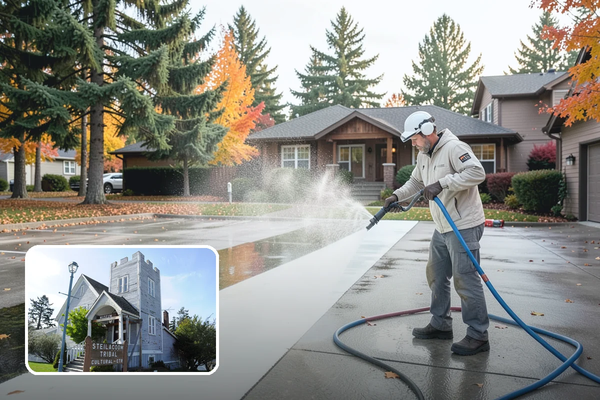 Restaurant Exterior Cleaning in Steilacoom, Pierce County, WA - Removes kitchen grease that attracts pests