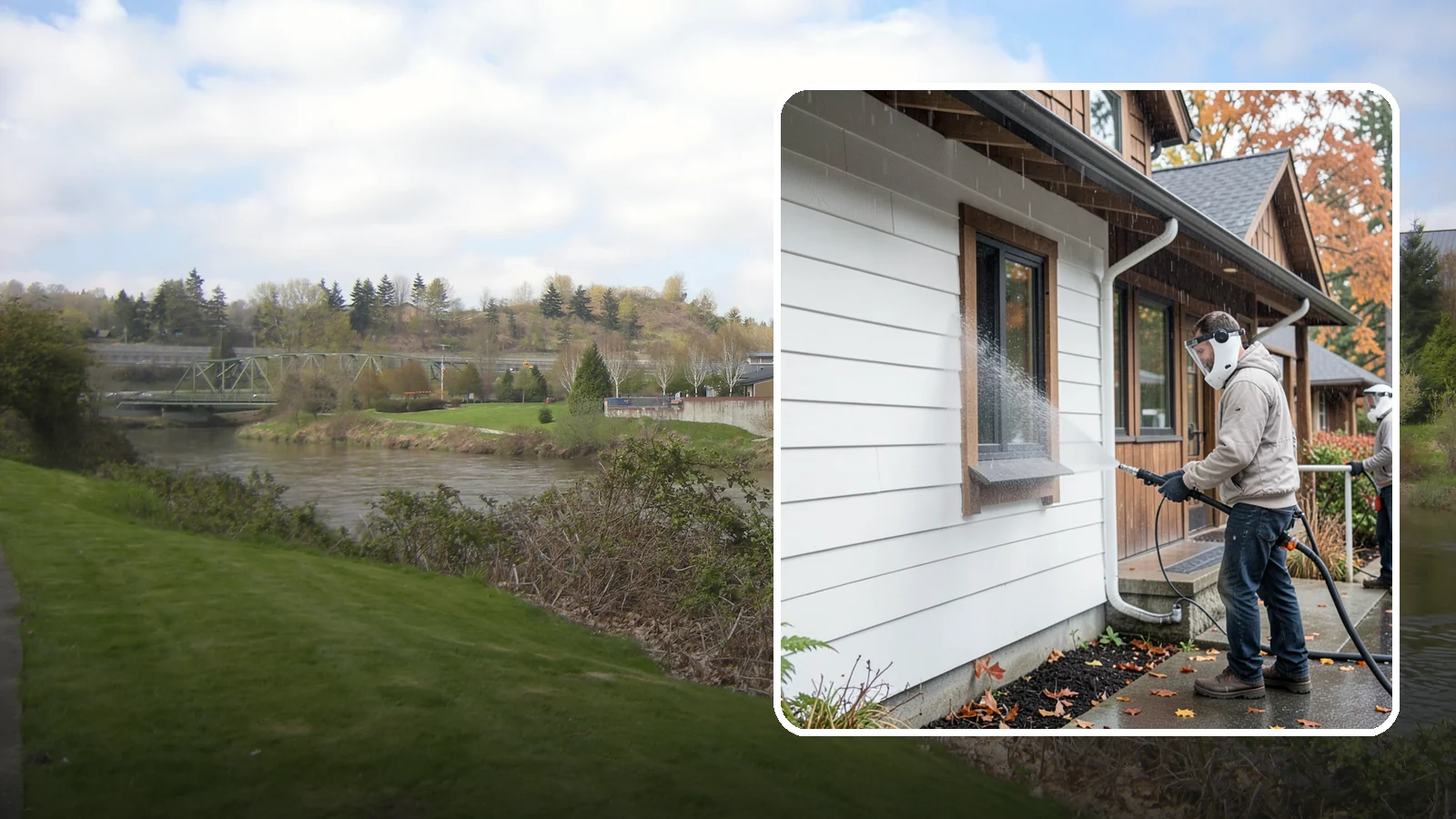 Restaurant Exterior Cleaning in Tukwila, King County, WA - We degrease and refresh restaurant exteriors so your Washington eatery greets diners with a clean patio, entry, and facade.