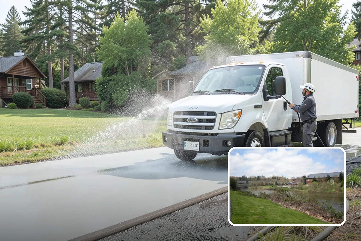 Restaurant Exterior Cleaning in Tukwila, King County, WA - Removes kitchen grease that attracts pests