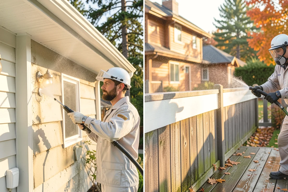 Restaurant Exterior Cleaning in Tukwila, King County, WA - Identify grease-heavy zones near vents and dumpsters