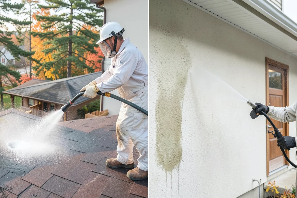 Restaurant Exterior Cleaning in Woodinville, King County, WA - Identify grease-heavy zones near vents and dumpsters