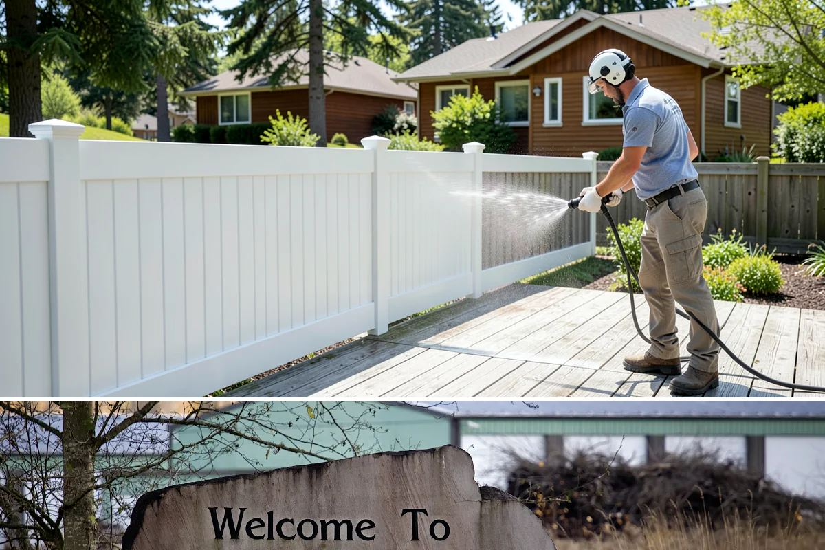 Retail Center Cleaning in Buckley, Pierce County, WA - A spring refresh followed by pre-holiday cleaning in late fall keeps a retail center looking its best through peak shopping...