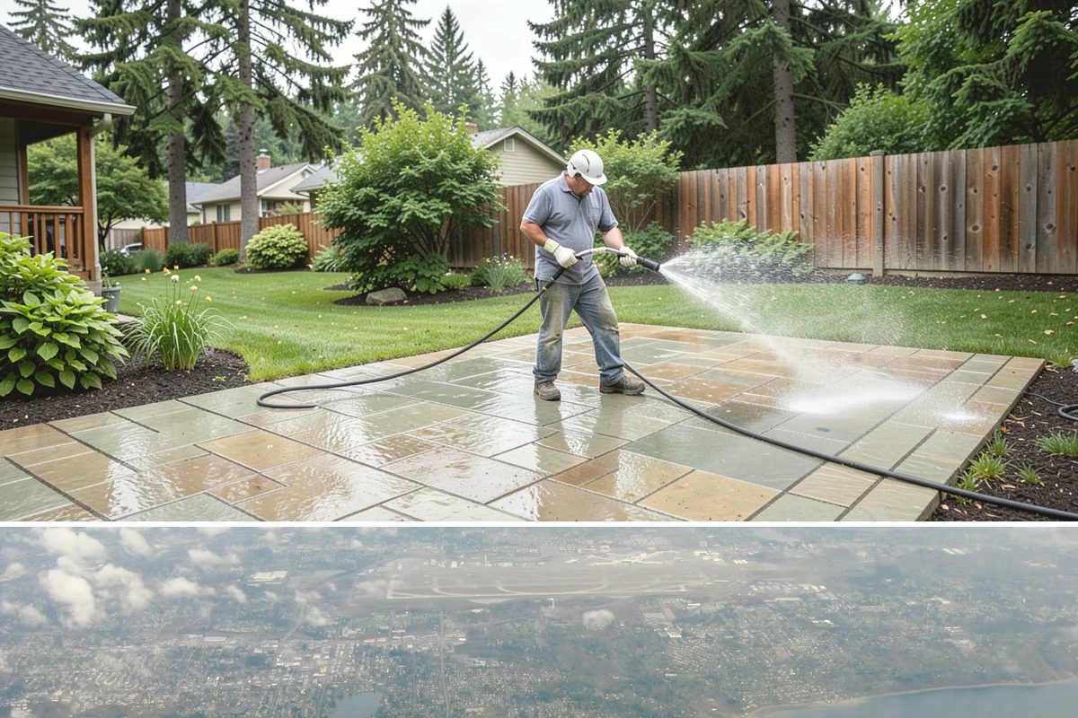 Retail Center Cleaning in Burien, King County, WA - A spring refresh followed by pre-holiday cleaning in late fall keeps a retail center looking its best through peak shopping...