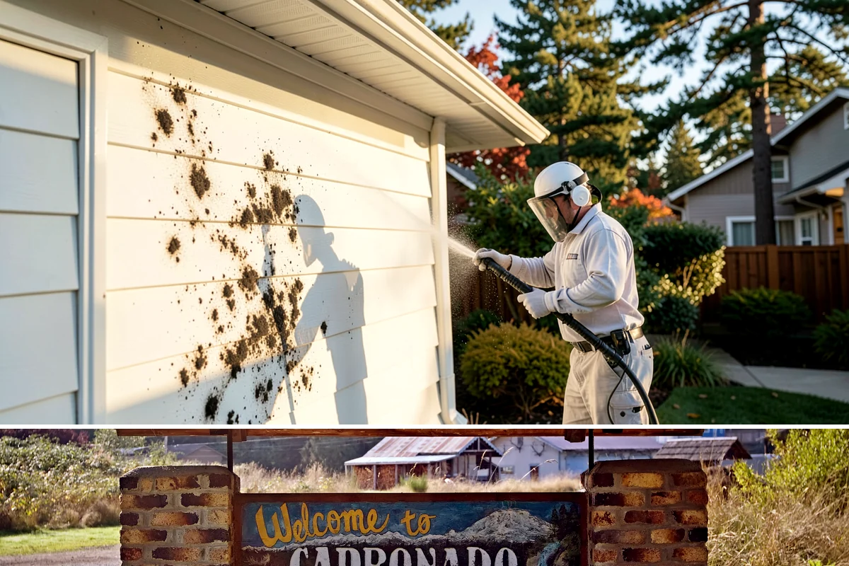 Retail Center Cleaning in Carbonado, Pierce County, WA - A spring refresh followed by pre-holiday cleaning in late fall keeps a retail center looking its best through peak shopping...